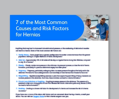 7 Most Common Risk Factors Hernia